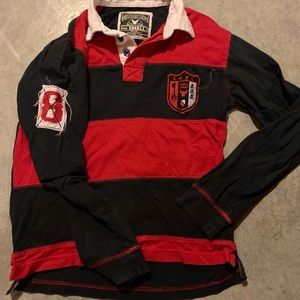 5 for $25 bundle option! 
Company 81 rugby shirt